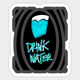 Drink water Sticker